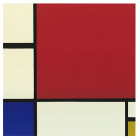 Piet Mondriaan, Compositie met rood, blauw, geel. 1921
