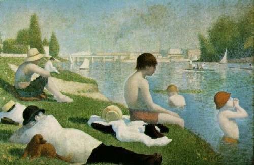 Georges Seurat, La baignade à Asnières