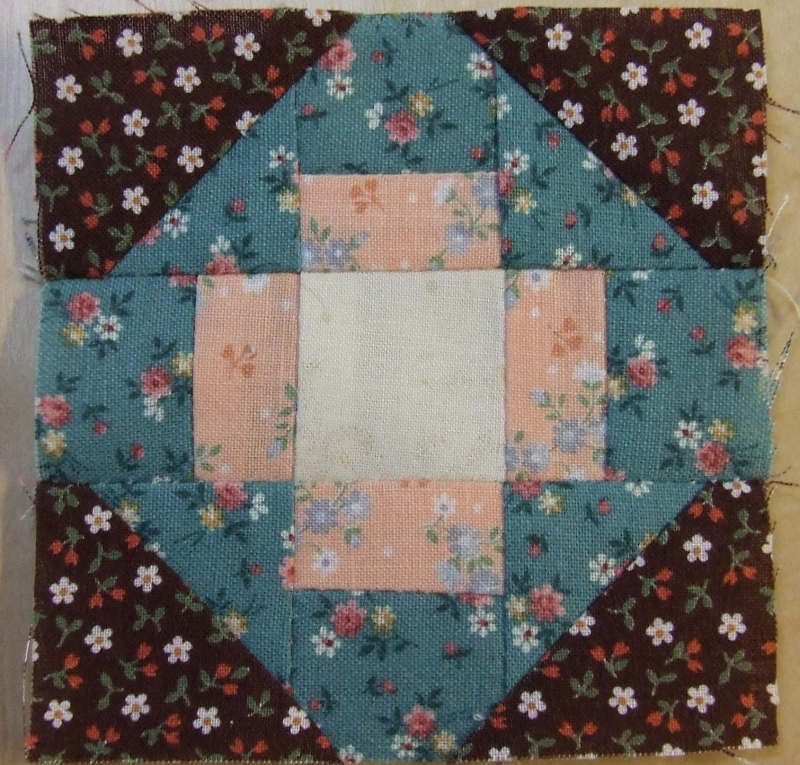 Block made with foundation pattern Block made with foundation pattern