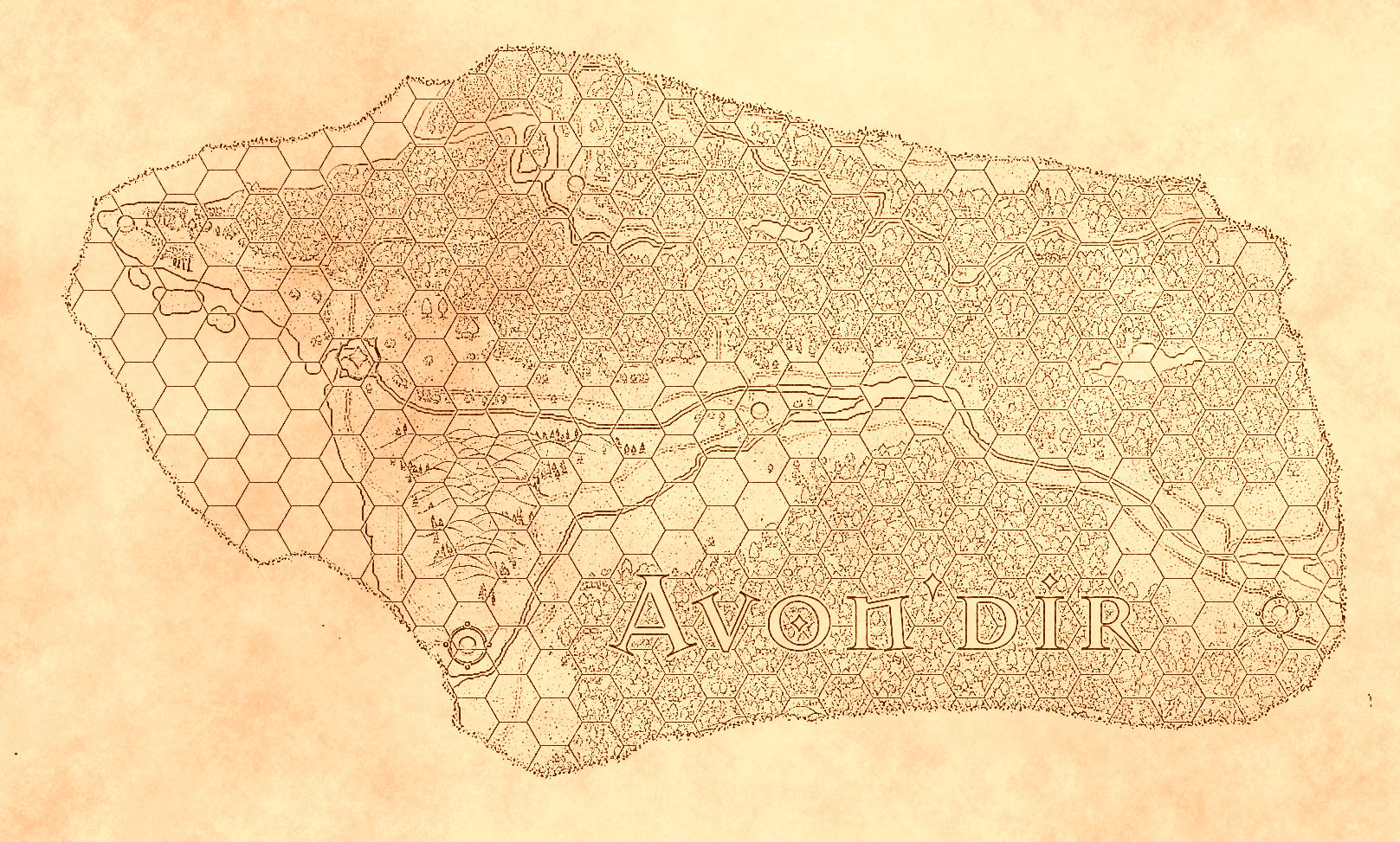 Old Map Avondir