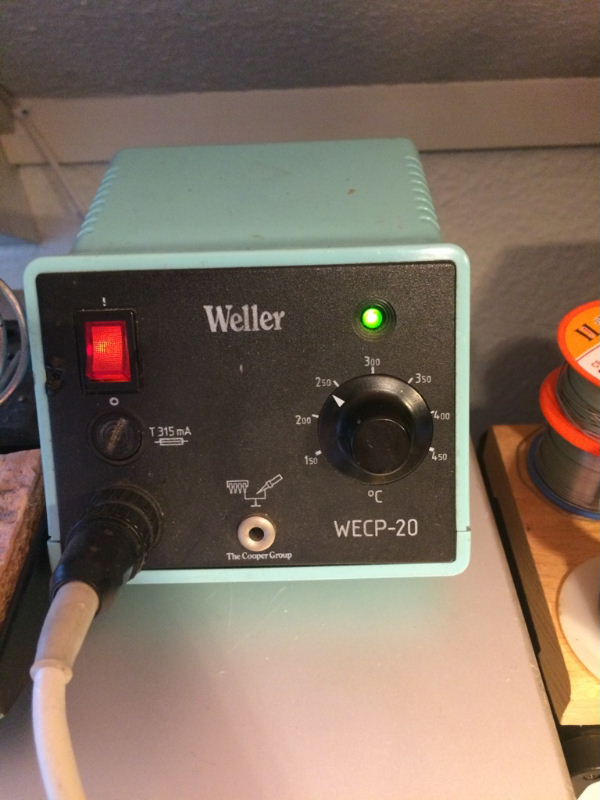 Soldering iron at about 240 graden celsius Soldering iron at about 240 graden celsius